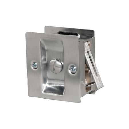 Privacy Pocket Door Lock Square Cutout For 1-3/4 Thick Door